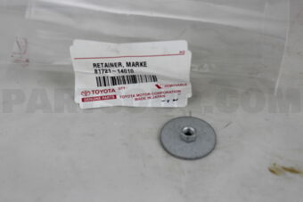 8172114010 RETAINER, MARKER