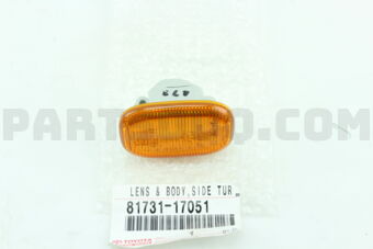 8173117051 LENS, SIDE TURN SIGNAL LAMP, RH/LH