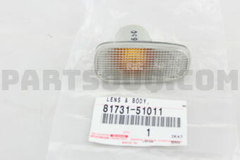 8173151011 LENS, SIDE TURN SIGNAL LAMP, RH/LH