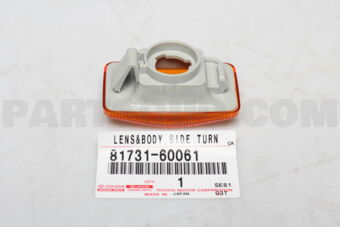 8173160061 LENS, SIDE TURN SIGNAL LAMP, RH/LH