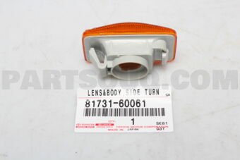 8173160061 LENS, SIDE TURN SIGNAL LAMP, RH/LH