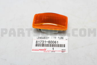 8173160061 LENS, SIDE TURN SIGNAL LAMP, RH/LH