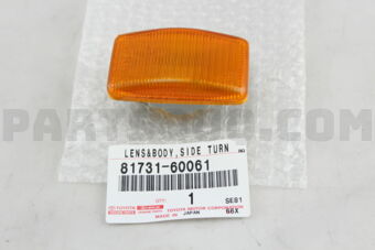 8173160061 LENS, SIDE TURN SIGNAL LAMP, RH/LH