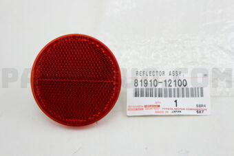 8191012100 REFLECTOR ASSY, REFLEX, RH/LH