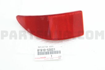 8191053021 REFLECTOR ASSY, REFLEX, RH