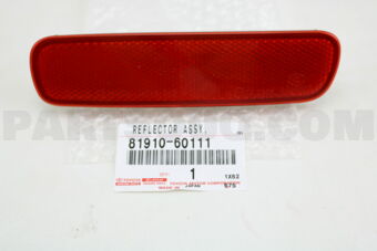 8191060111 REFLECTOR ASSY, REFLEX, RH