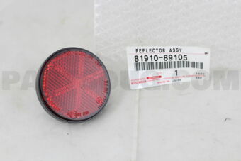 8191089105 LENS, REFLEX REFLECTOR, REAR LH, R