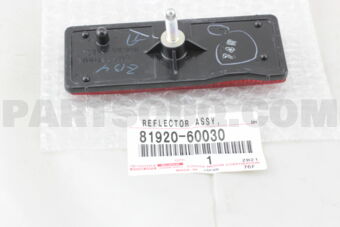 8192060030 REFLECTOR ASSY, REFLEX, LH
