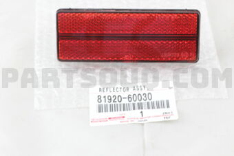 8192060030 REFLECTOR ASSY, REFLEX, LH