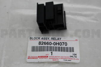 826600H070 BLOCK ASSY, RELAY
