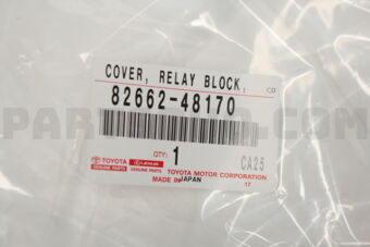 8266248170 Toyota COVER, RELAY BLOCK, UPPER, NO.1