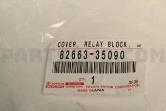 8266335090 Toyota COVER, RELAY BLOCK, LOWER