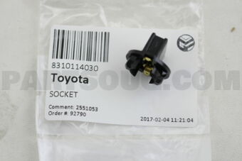 8310114030 SOCKET & WIRE, INDICATOR LAMP