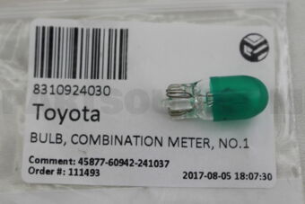8310924030 BULB, COMBINATION METER, NO.1