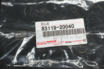 8311920040 BULB, COMBINATION METER, NO.1