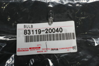 8311920040 BULB, COMBINATION METER, NO.1