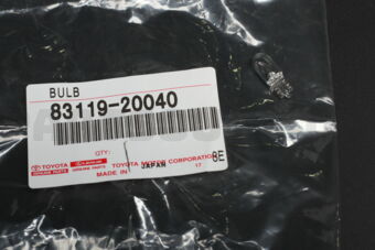 8311920040 BULB, COMBINATION METER, NO.1