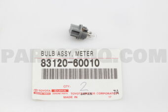 8312060010 BULB, COMBINATION METER, NO.1