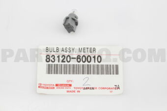 8312060010 BULB, COMBINATION METER, NO.1