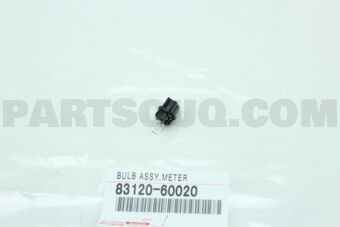 8312060020 BULB, COMBINATION METER, NO.1