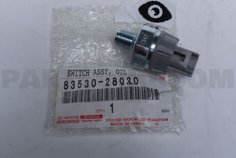 8353028020 Toyota SWITCH ASSY, OIL PRESSURE (FOR ENGINE)