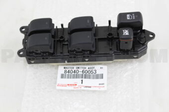 8404060053 MASTER SWITCH ASSY, POWER WINDOW R