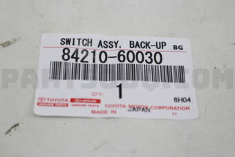 8421060030 Toyota SWITCH ASSY, BACK-UP LAMP