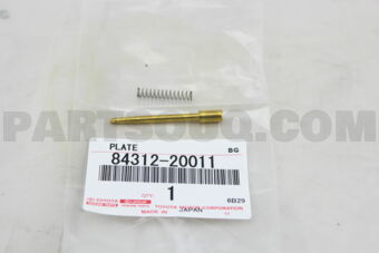 8431220011 Toyota PLATE, HORN CONTACT