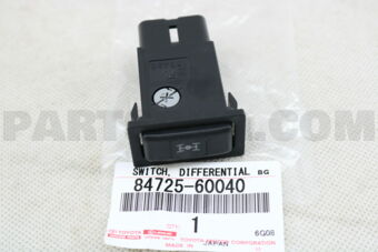 8472560040 SWITCH, CENTER DIFFERENTIAL LOCK