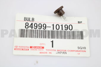 8499910190 BULB (FOR REAR FOG LAMP SWITCH)