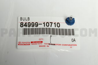 8499910710 BULB (FOR PATTERN SELECT SWITCH)