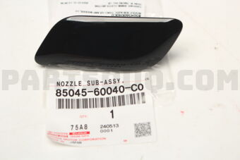 8504560040C0 Toyota NOZZLE SUB-ASSY, TYPE1 H/LAMP WASHER, LH