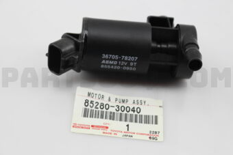 8528030040 MOTOR AND PUMP ASSY, HEADLAMP CLEA