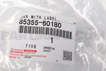 8535560180 Toyota JAR ASSY, WINDSHIELD WASHER