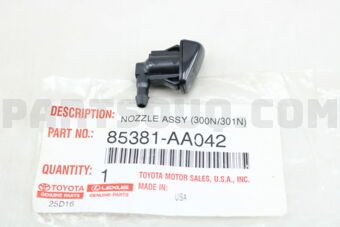85381AA042 NOZZLE SUB-ASSY, WASHER