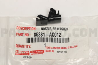 85381AC012 NOZZLE SUB-ASSY, WASHER