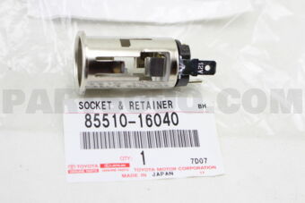 8551016040 SOCKET &amp; RETAINER ASSY, CIGARL