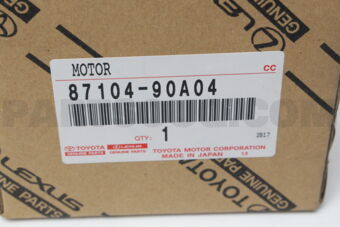 8710490A04 MOTOR SUB-ASSY, HEATER BLOWER