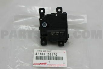 8710628170 DAMPER SERVO SUB-ASSY, REAR COOLIN