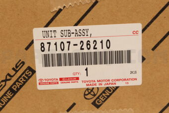 8710726210 UNIT SUB-ASSY, HEATER RADIATOR