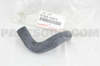 8724535670 HOSE, HEATER WATER ,INLET C