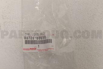8872660650 Toyota PIPE, COOLER REFRIGERANT LIQUID, M
