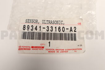 8934133160A2 Toyota SENSOR, ULTRASONIC, NO.1