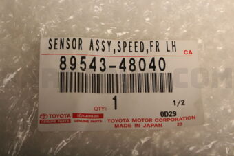 8954348040 Toyota SENSOR, SPEED, FRONT LH