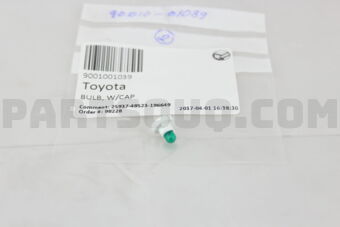 9001001039 Toyota BLUB, CENTER CLUSTER MODULE SWITCH