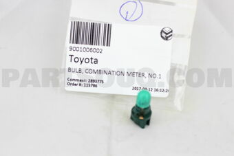 9001006002 BULB, COMBINATION METER, NO.1