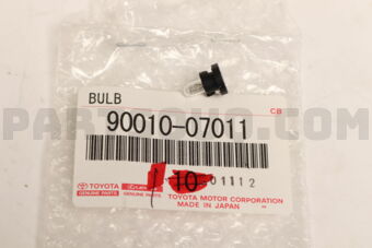 9001007011 BULB, PASSENGER SEAT BELT WARNING 