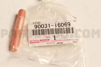 9003116069 Toyota BOLT, STUD(FOR EXHAUST MANIFOLD TO CYLINDER HEAD)