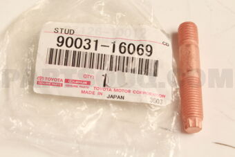 9003116069 Toyota BOLT, STUD(FOR EXHAUST MANIFOLD TO CYLINDER HEAD)