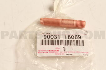 9003116069 Toyota BOLT, STUD(FOR EXHAUST MANIFOLD TO CYLINDER HEAD)